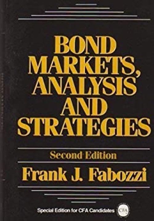 Bond Markets-Amir Special Edition Paperback Frank Fabozzi