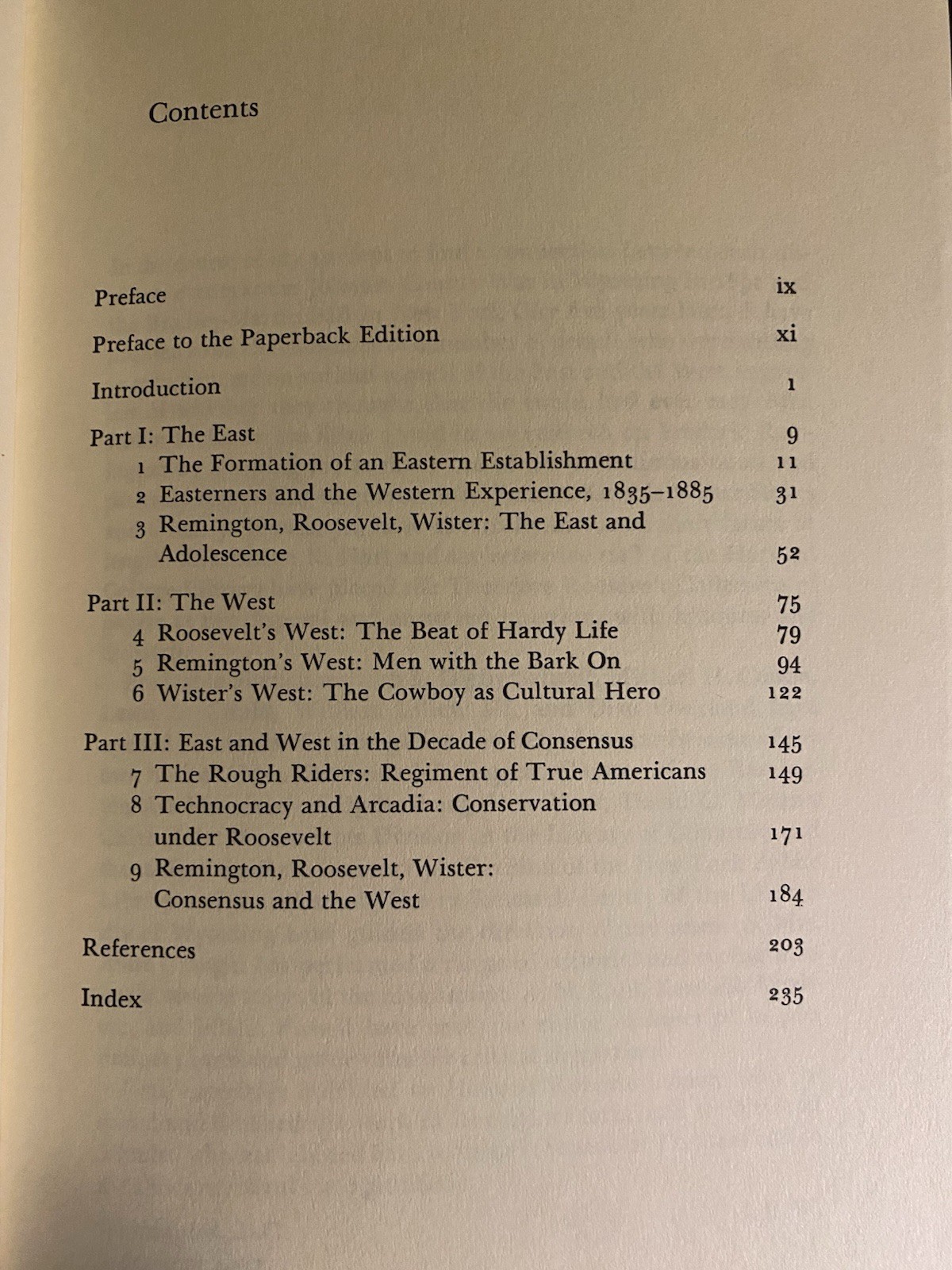 Eastern Establishment and the Western Experience: The West of Frederic