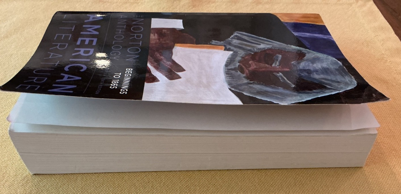 The Norton Anthology of American Literature Volume 1 Book Beginnings To 1865