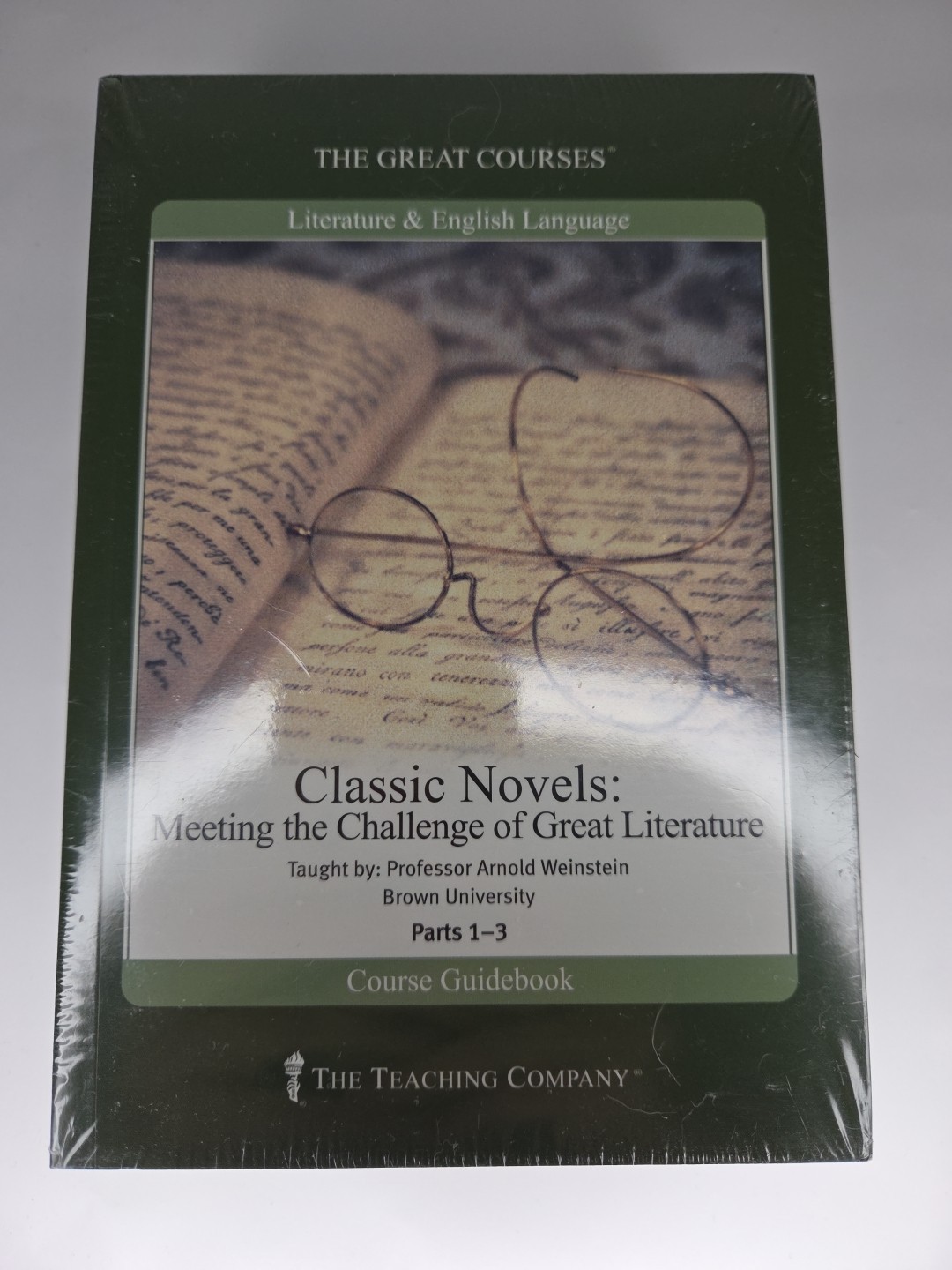 Great Courses Classic Novels: Meeting Challenge of Great Literature 3 DVD 1 Book