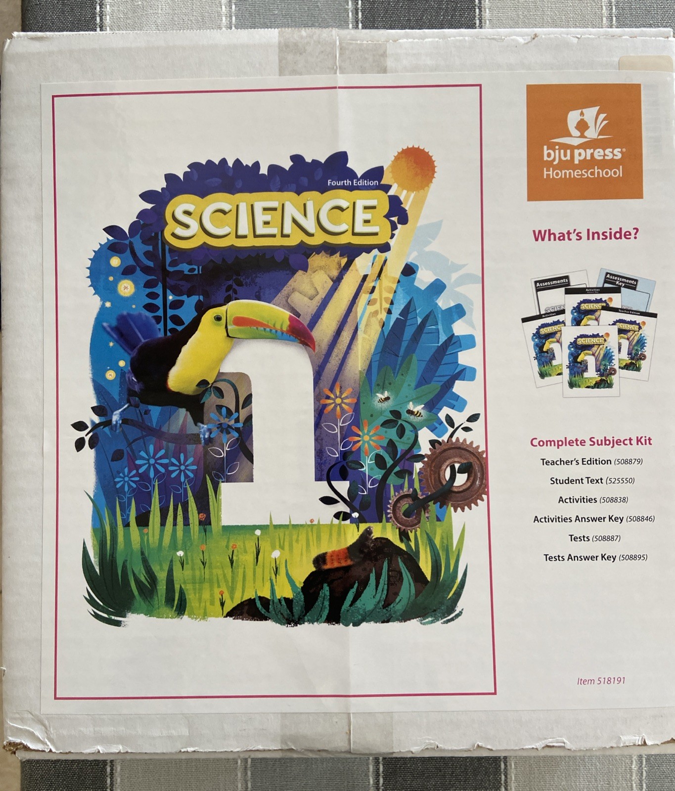 NEW BJU Bob Jones 1st grade SCIENCE 1 Complete Subject Kit CURRENT 4th ed BoxSet