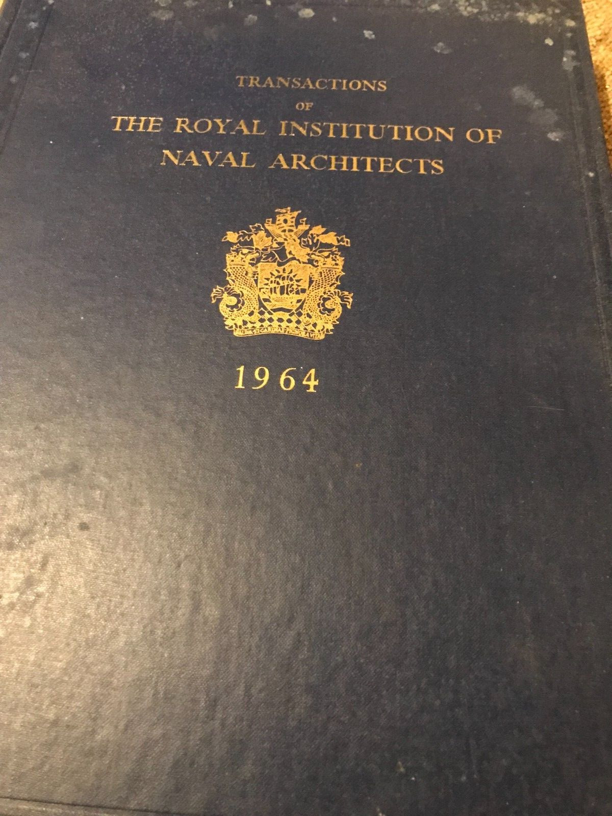 Transactions of The Royal Institution of Naval Architects 1964 484 pages