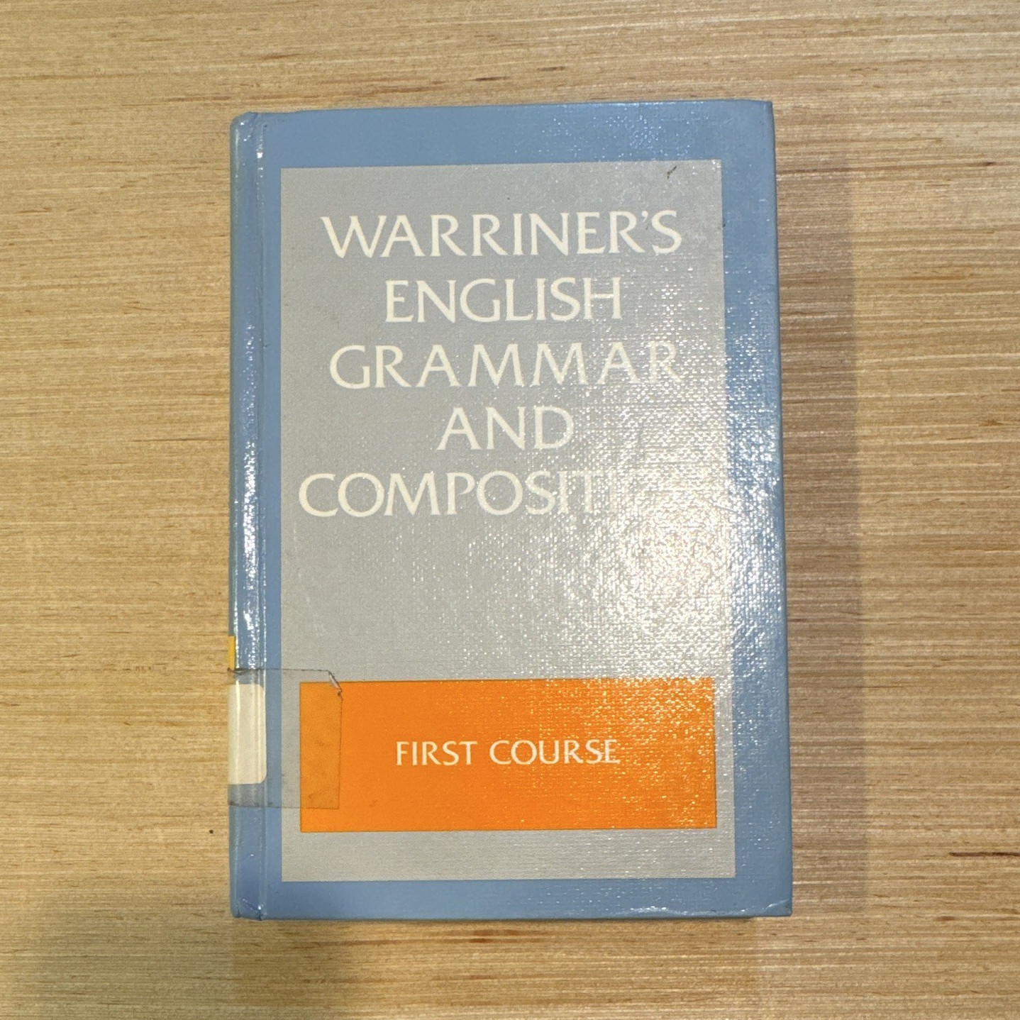 Warriner’s English Grammar & Composition First Course Franklin Ed HC 1982