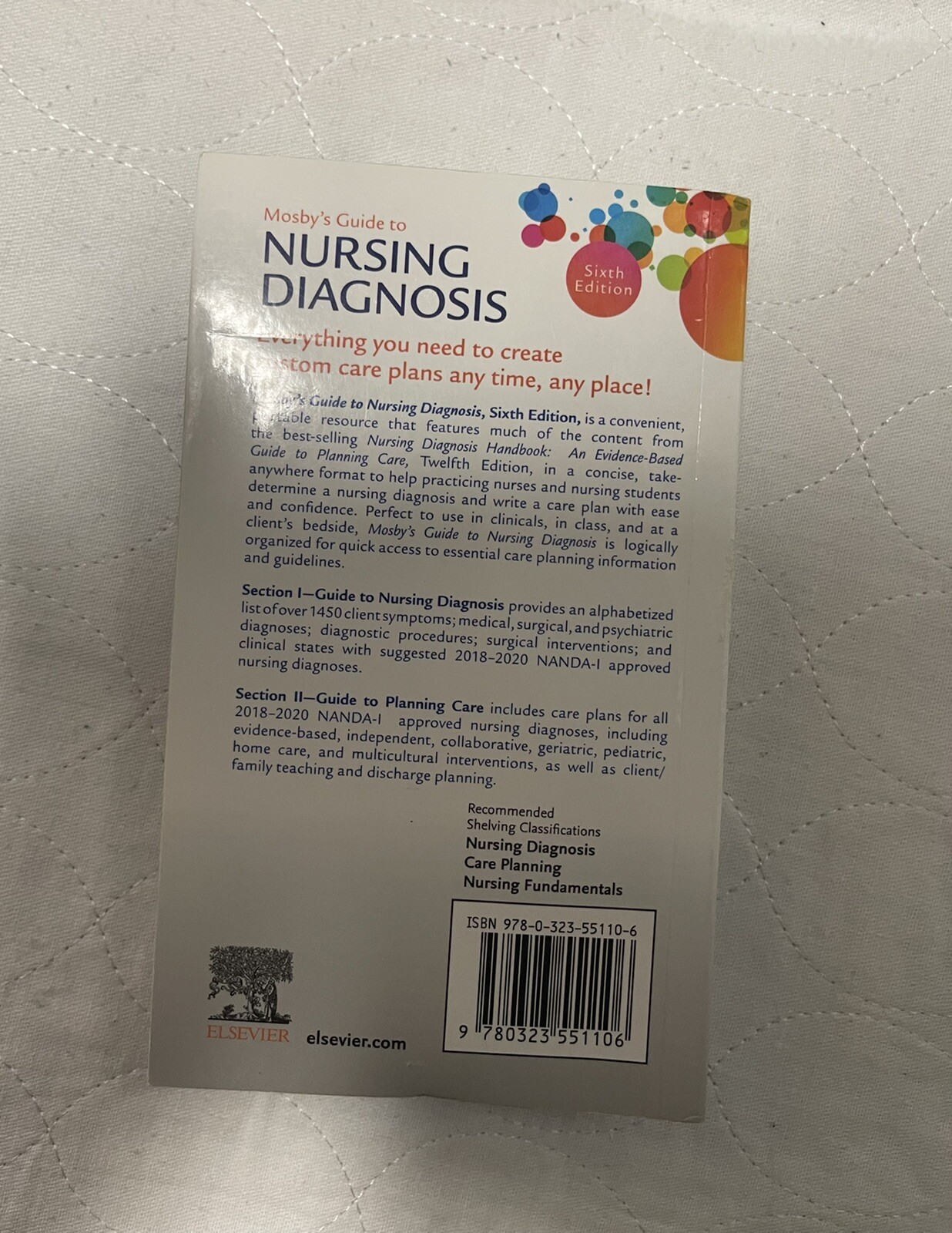 Mosby’s Guide to Nursing Diagnosis by Betty J. Ackley, Gail B. Ladwig and…
