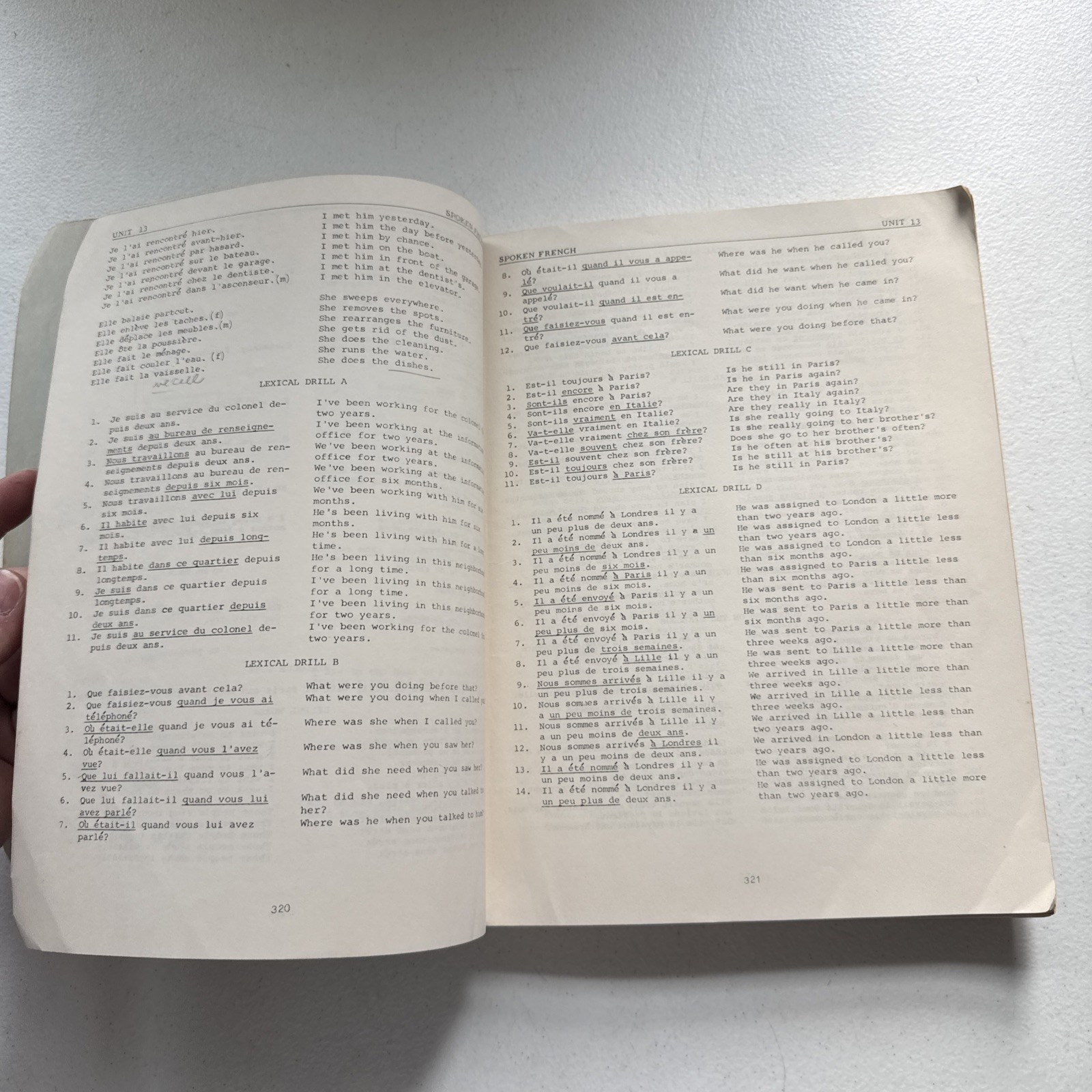 Foreign Service Insitute French Basic Course Units 13-24 1960