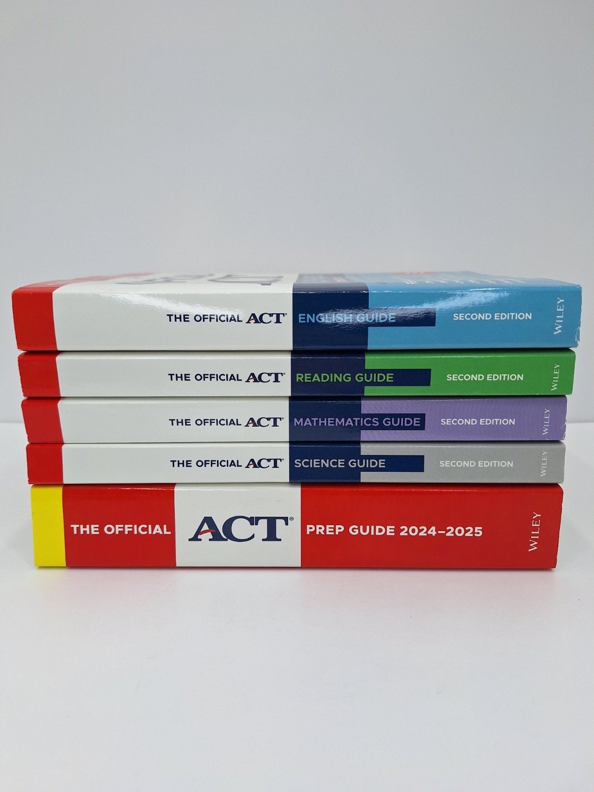Official ACT Prep & Subject Guides 2024-2025 Complete Set, Paperback – Like New!