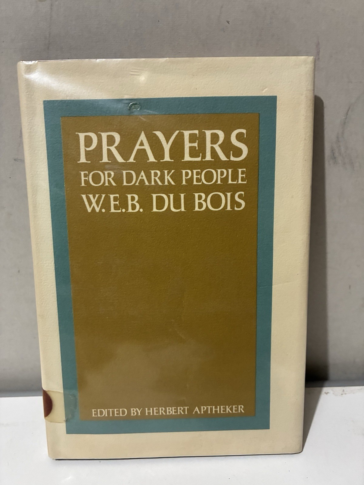 Prayers for Dark People by W.E.B. Du Bois 1980 1st Edition HCDJ Ex-Library