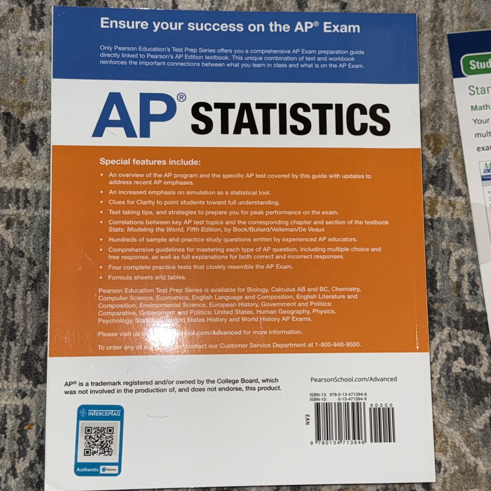 Stats Modeling the World AP Edition 5th Edition With Test Prep Book And Key
