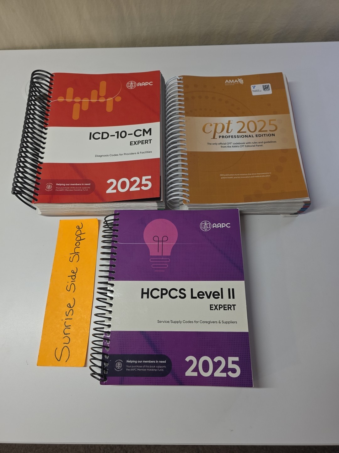 AAPC BUNDLE ICD-10-CM Expert 2025, CPT 2025, and HCPCS Level II 2025 Excellent
