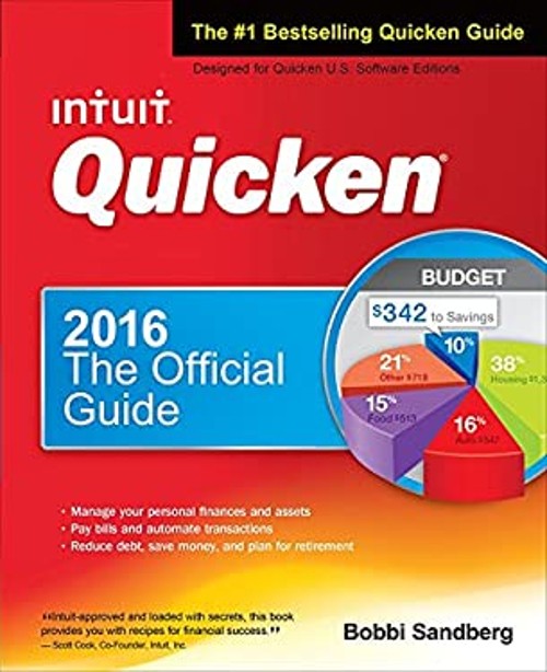 Quicken 2016 the Official Guide Paperback Bobbi Sandberg