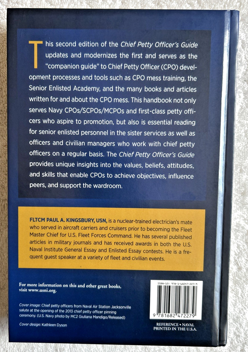 Chief Petty Officer’s Guide, 2nd Edition, Navel Institute Press by P. Kingsbury