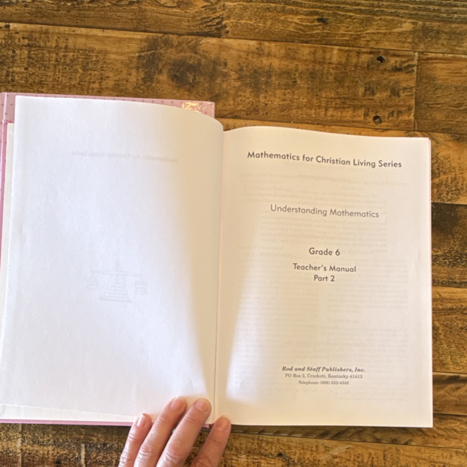 Rod and Staff Understanding Mathematics Grade 6 Teacher’s Manual Christian Livi…