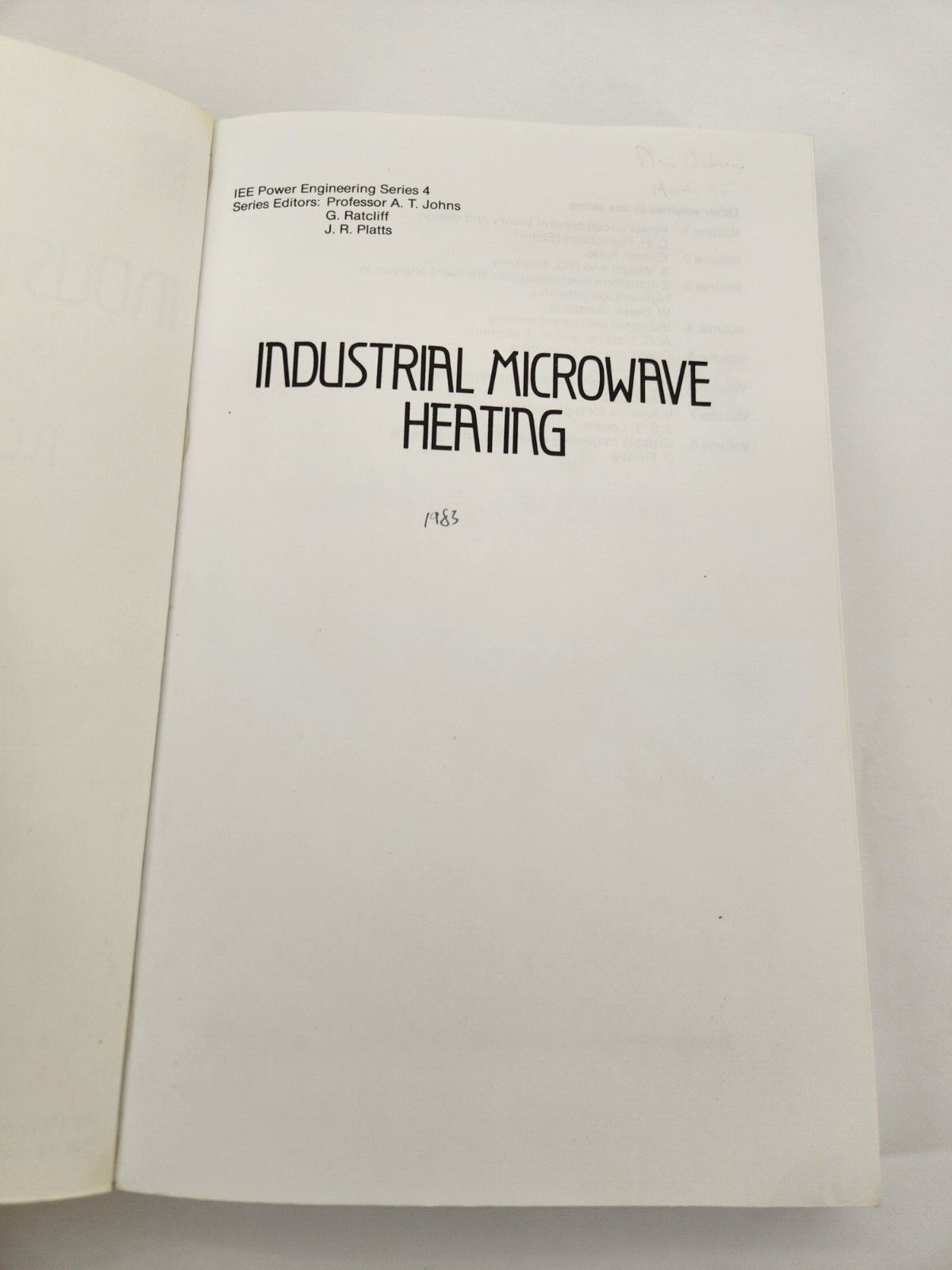 Industrial Microwave Heating (Energy Engineering), Metaxas, A.C.,Meredith, R.J.,