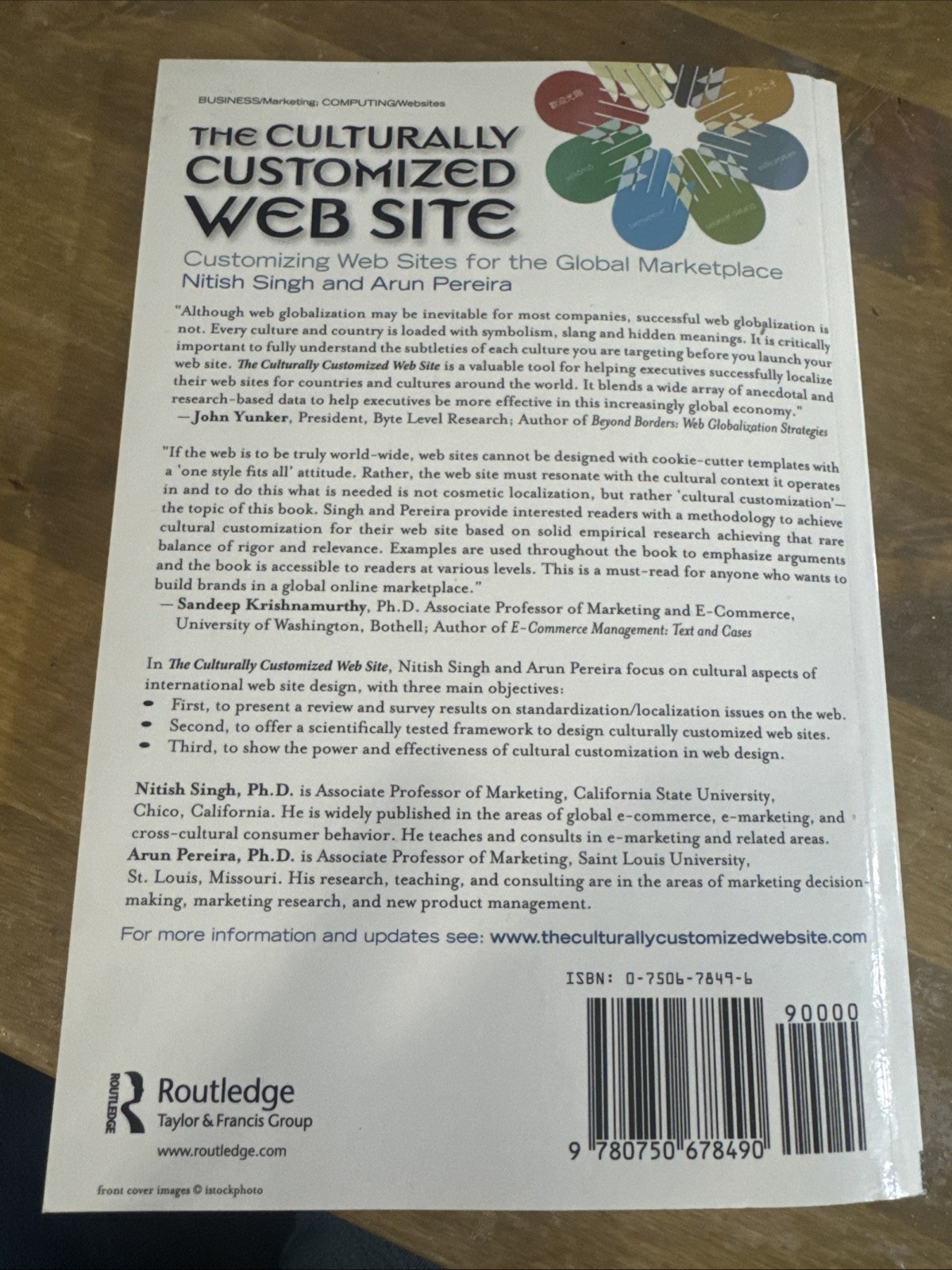 Culturally Customized Web Site by Arun Pereira and Nitish Singh (2011, Trade…