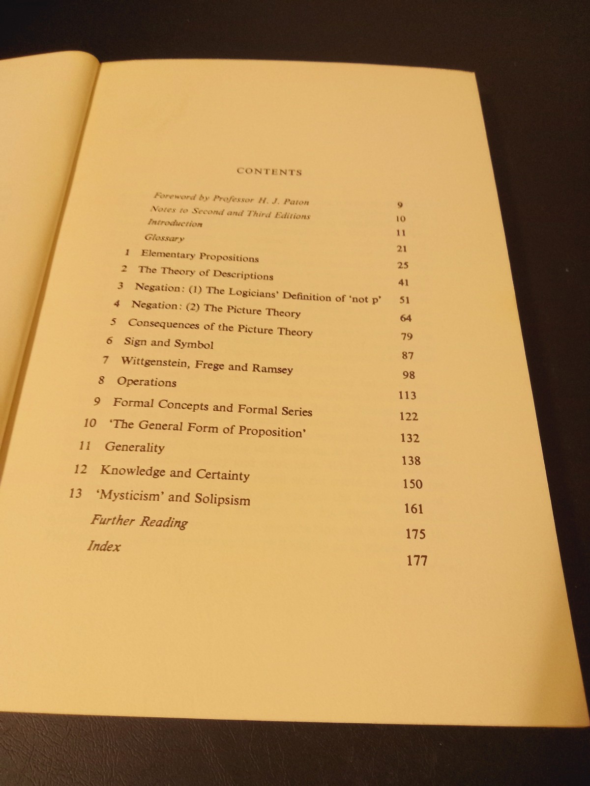 1971 An Introduction to Wittgenstein’s Tractatus. G E M Anscombe PB Edition