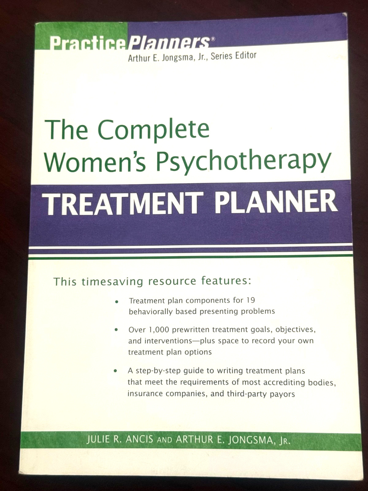 The Complete Women’s Psychotherapy Treatment Planner Julie R Ancis 2007 PB