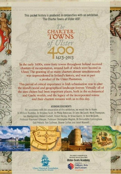 Charter Towns of Ulster Ulster-Scots Academy 36 full colour pages Pamphlet NEW