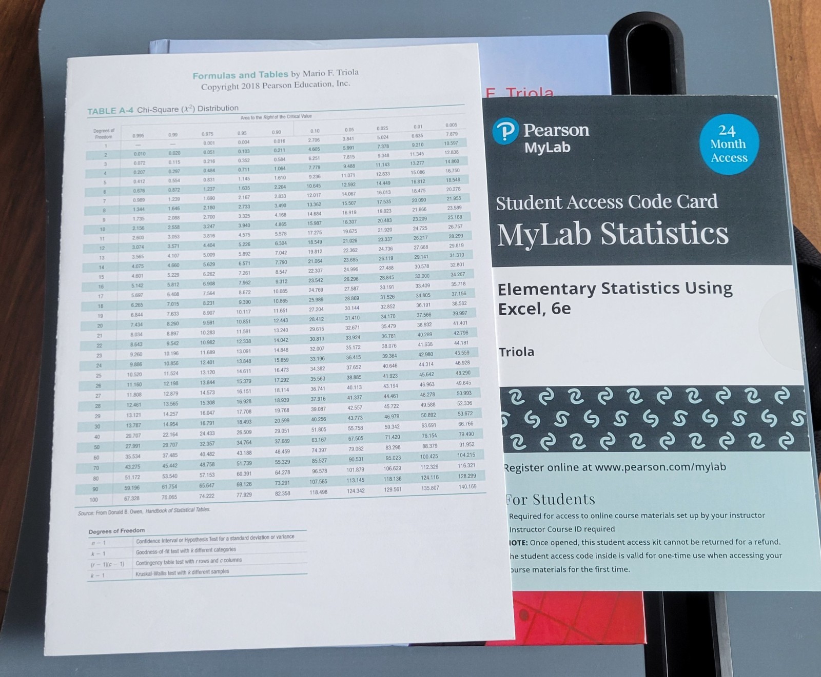 Elementary Statistics Using Excel by Mario Triola (2017, Hardcover)