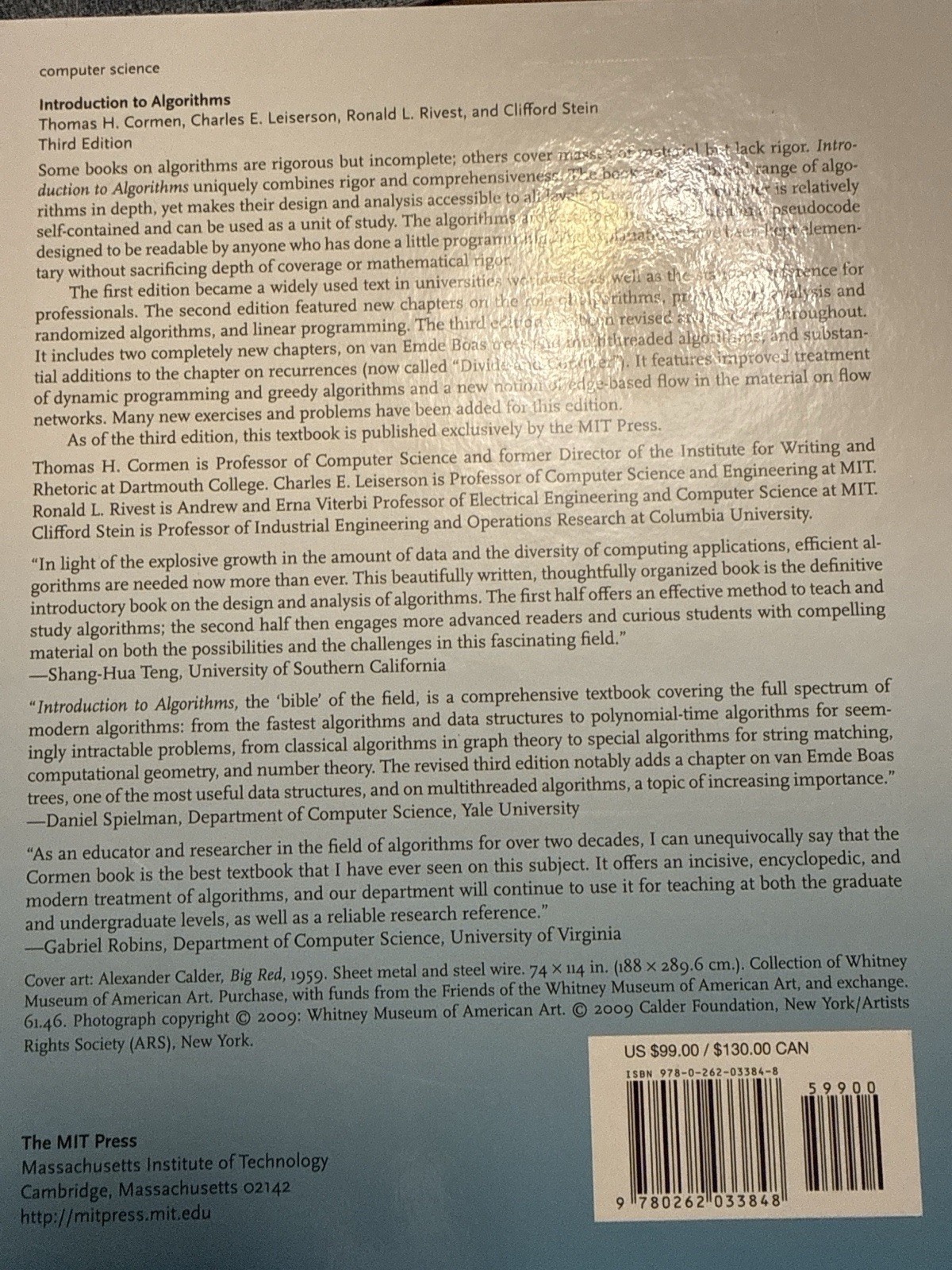 Introduction to Algorithms, Third Edition