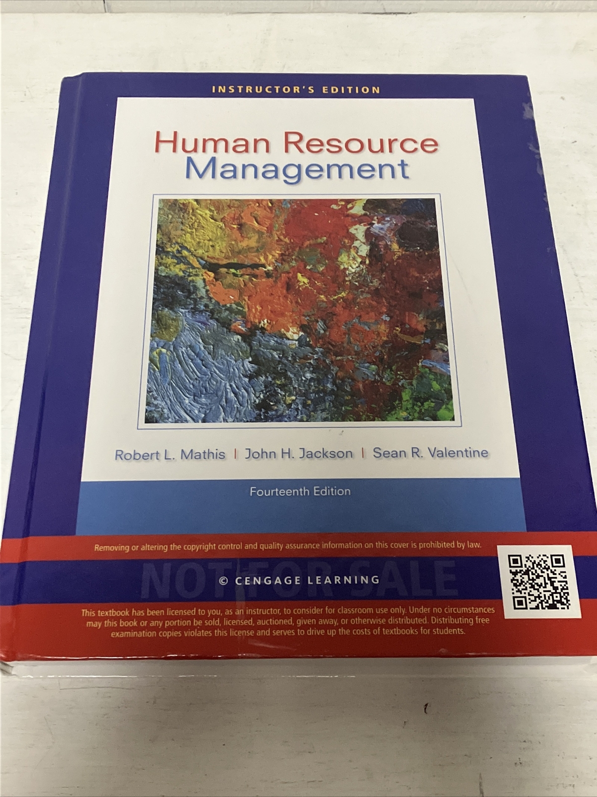 Human Resource Management 14th Ed by John Jackson- Instructors Ed