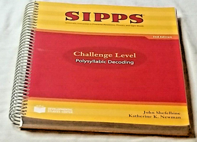 SIPPS Challenge Level Polysyllabic Decoding 2nd Edition Teacher’s Manual