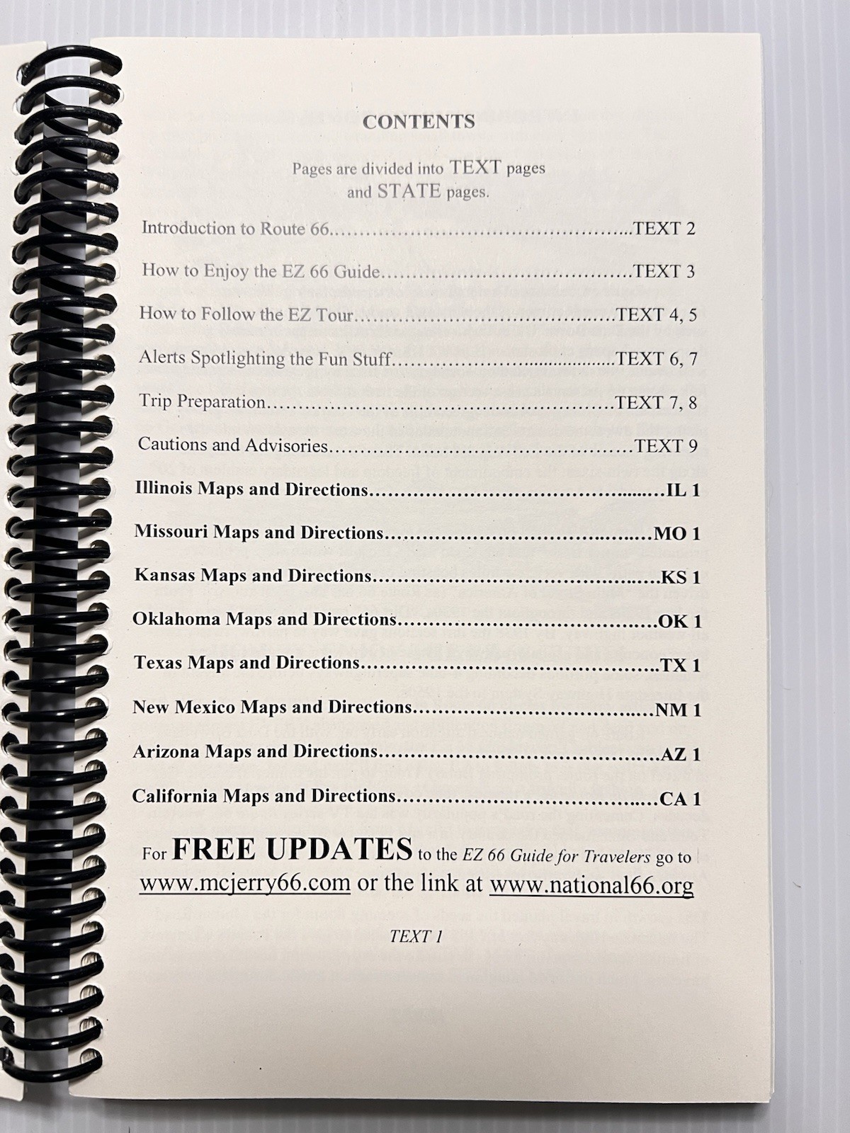 EZ 66 Guide for Travelers by Jerry McClanahan, 2023 (Very Good)