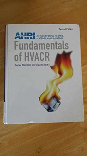 Fundamentals of HVACR (2nd – Hardcover, by Stanfield Carter; Skaves – Very Good