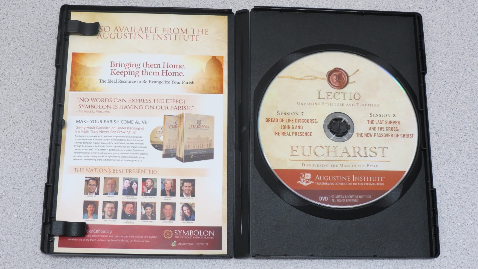 DVD Set : Lectio – Eucharist Discovering the Mass in the Bible – 10 sessions