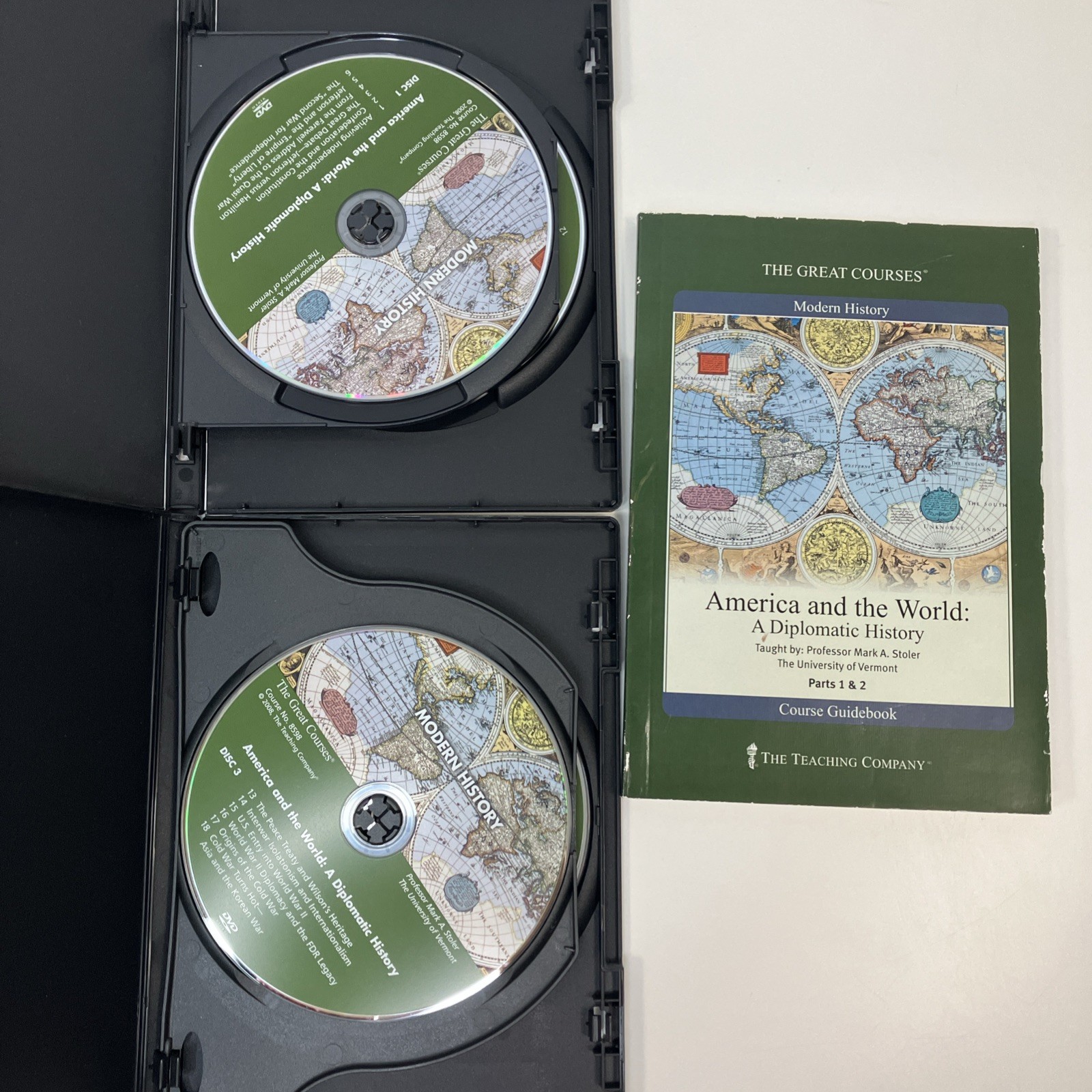 Great Courses America and the World Diplomatic History DVD & Guidebook