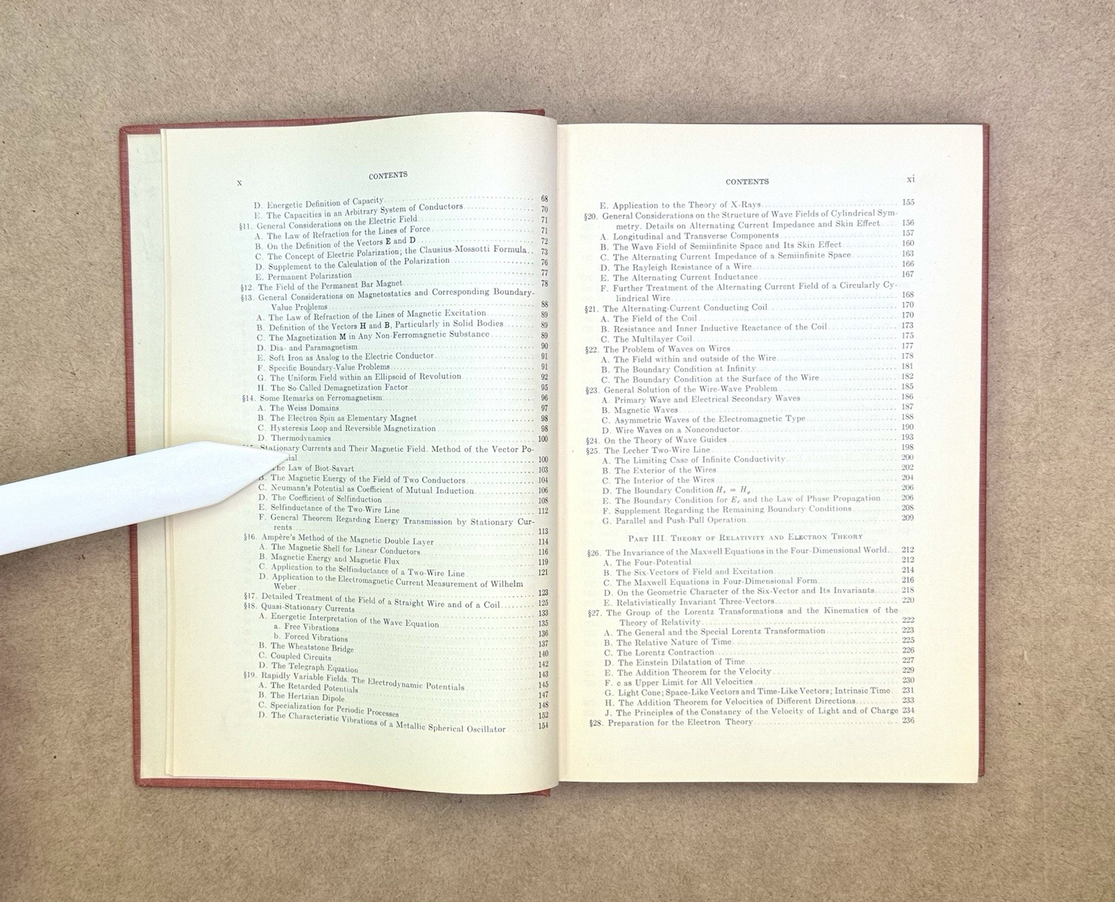 VTG 1952 Electrodynamics 1st Edition by Sommerfeld Academic Press HCVG (Ex-Lib)