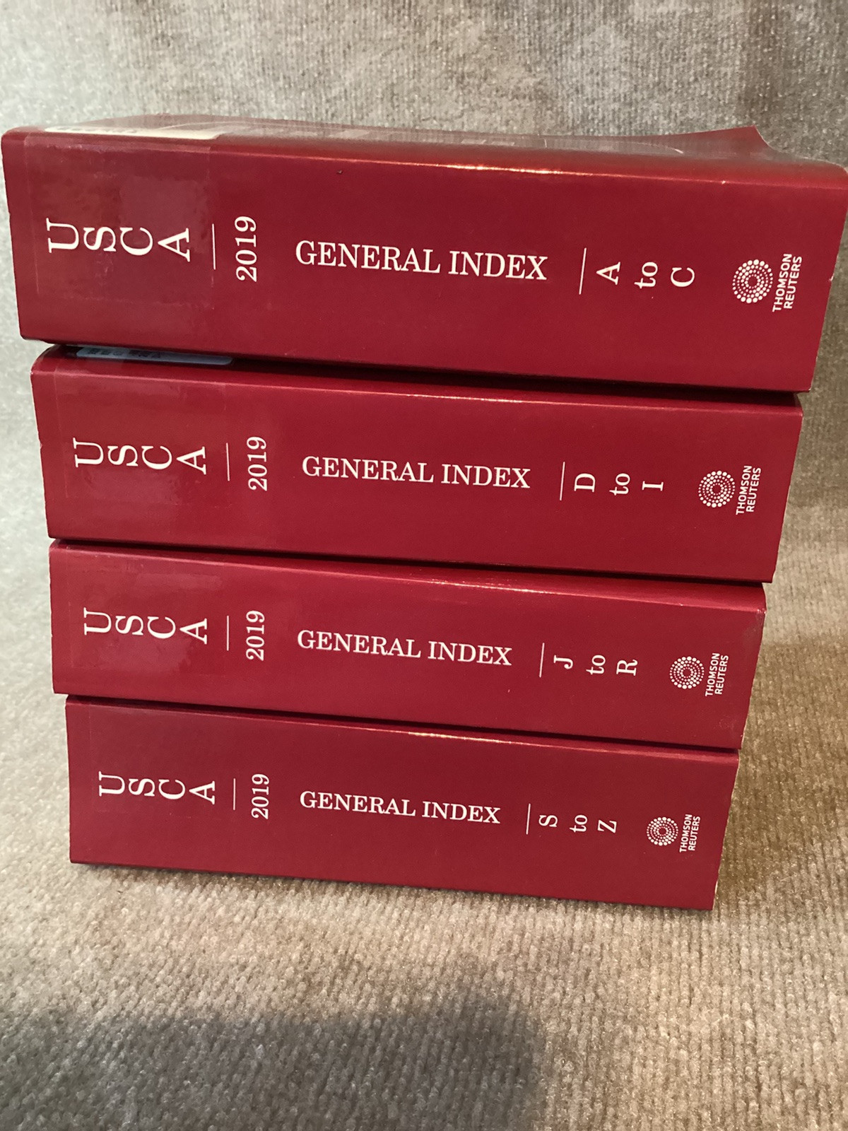 United States Code Annotated General Index 4 Volumes 2019