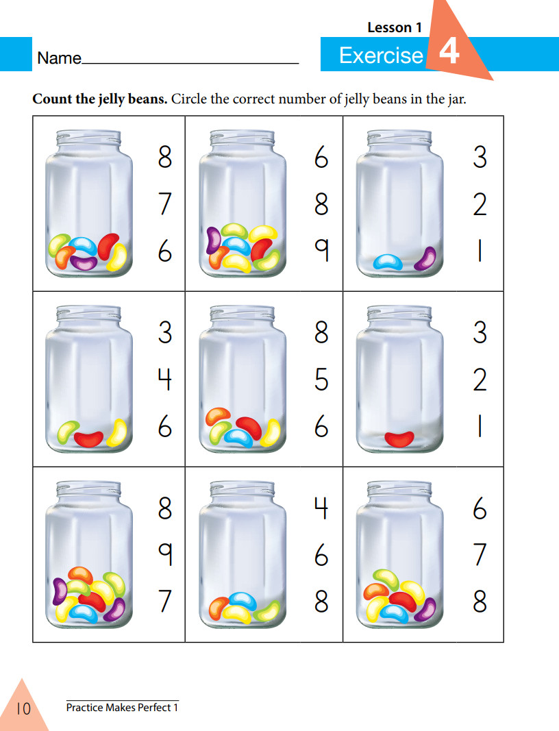 New Master Books PRACTICE MAKES PERFECT Level 1 Math Lessons Living Education