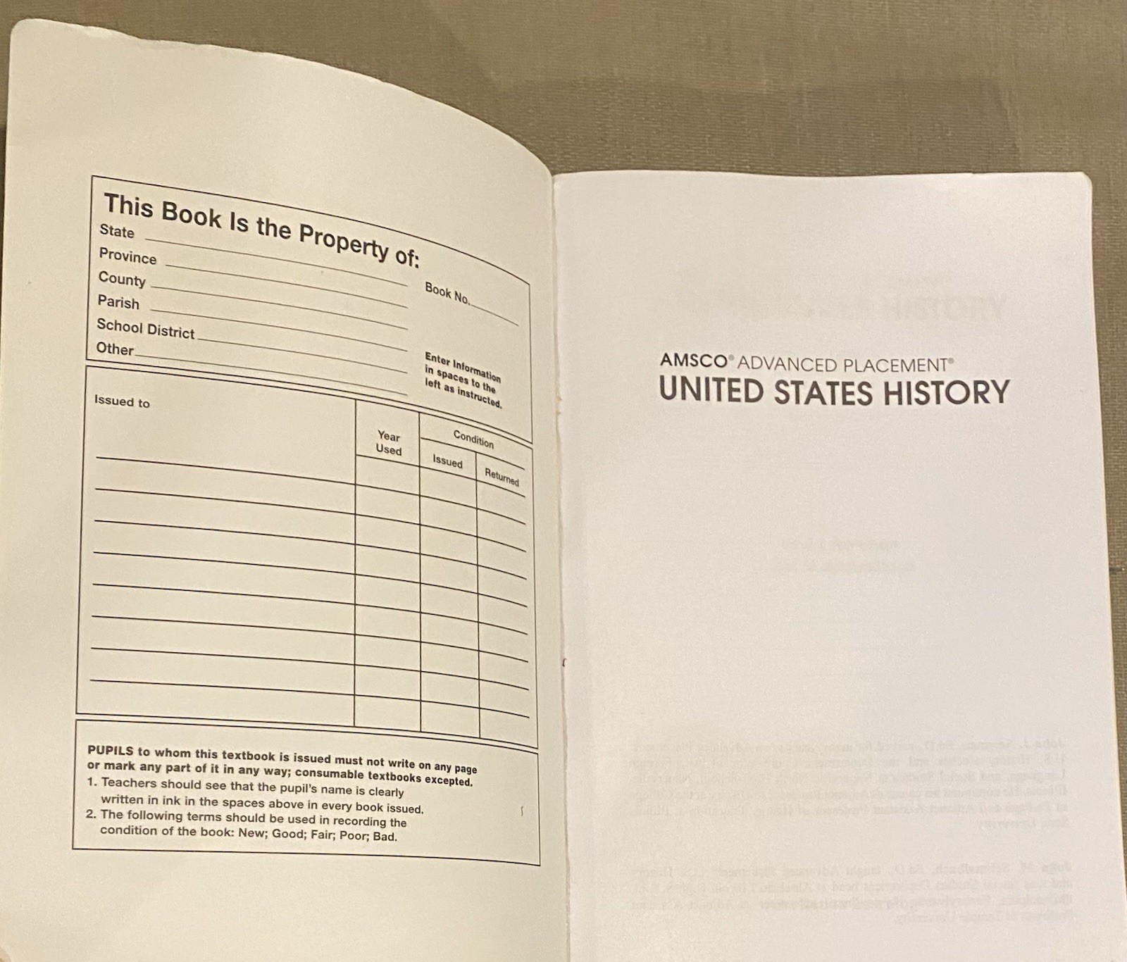 Advanced Placement United States History, 2020 Edition by John J. Newman and…