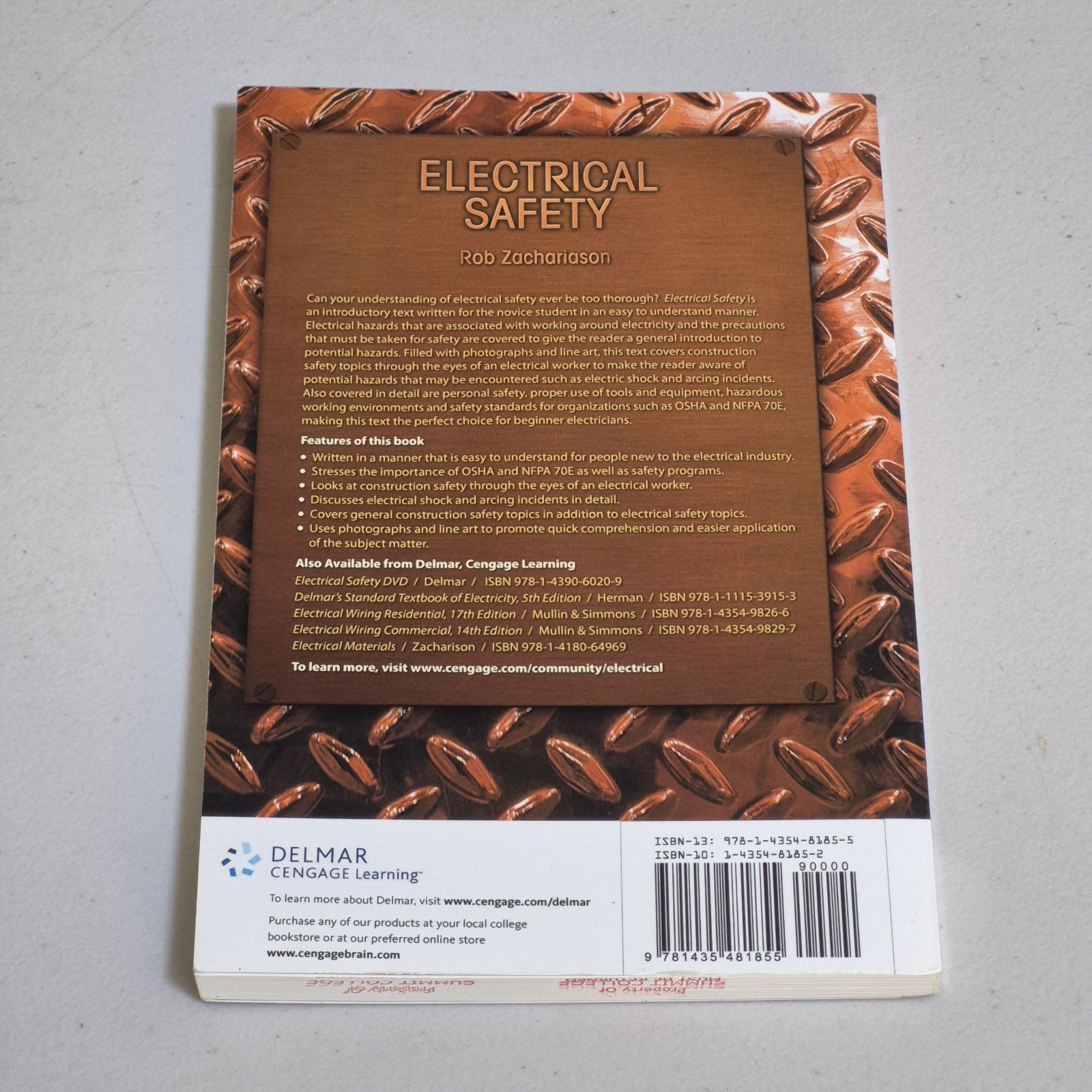 Electrical Safety Paperback Rob Zachariason