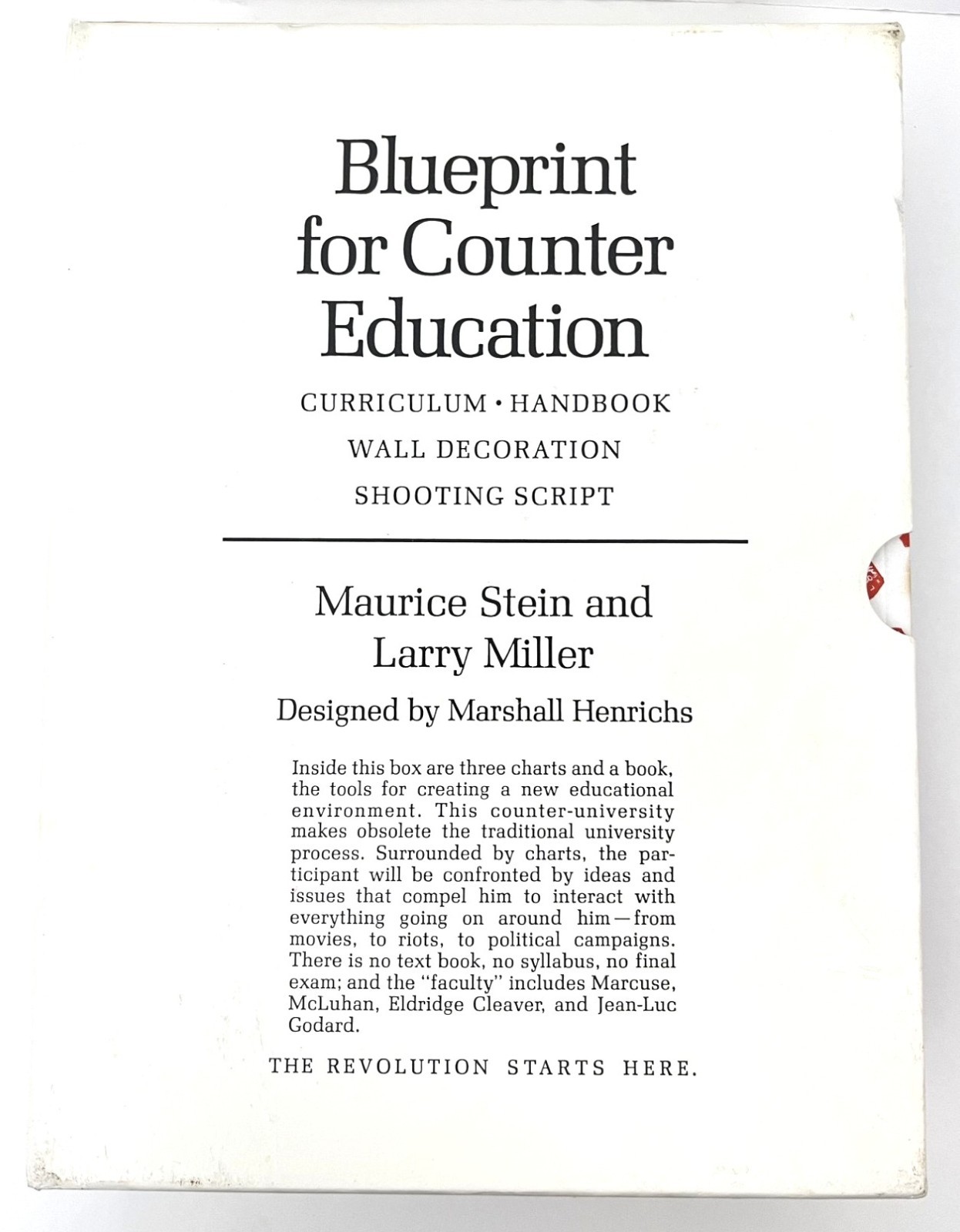 Blueprint for Counter Education Box Set, Maurice Stein and Larry Miller, 2016