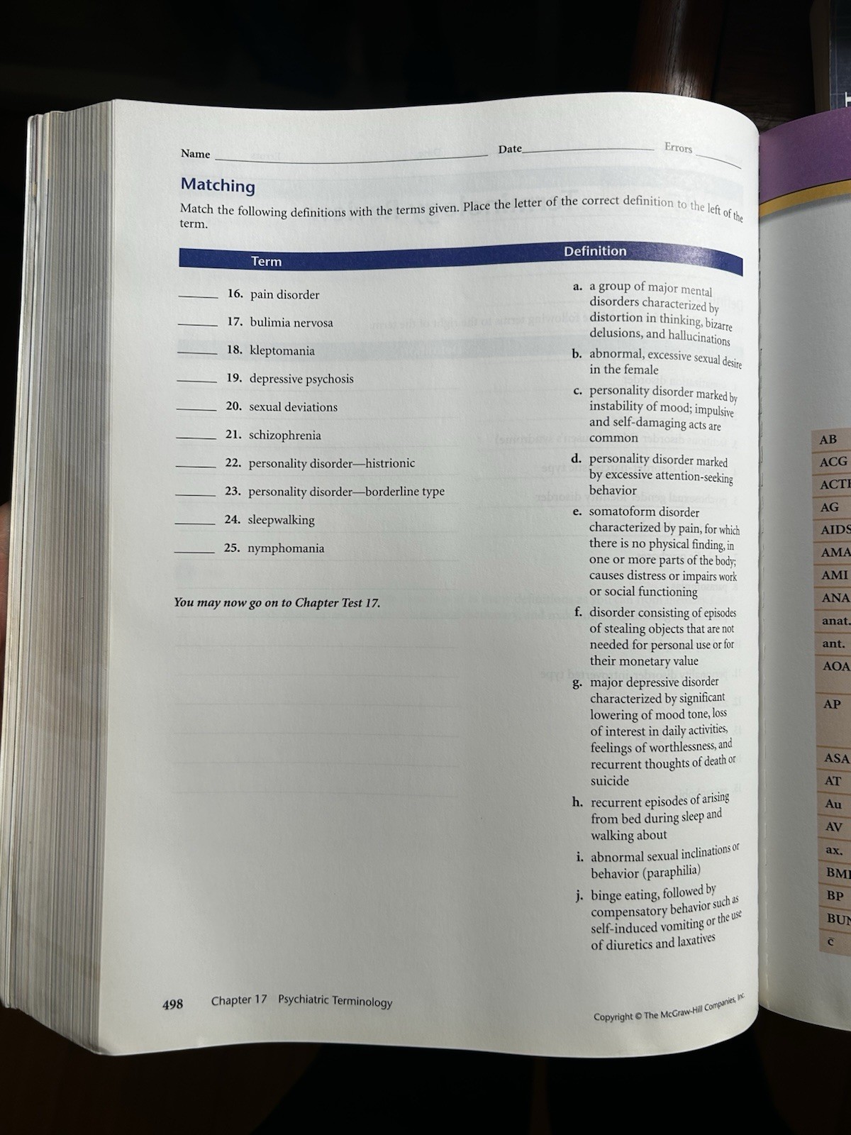 Medical Terminology by J. Patrick Fisher Book With Flash cards 552 Pages No Disk