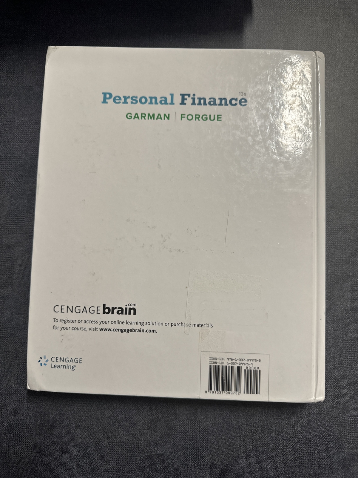 Personal Finance by Garman, E. Thomas (Hardcover)