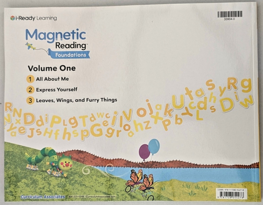 (set) I-Ready Learning Magnetic Reading Foundations Grade k V.1 and V.2