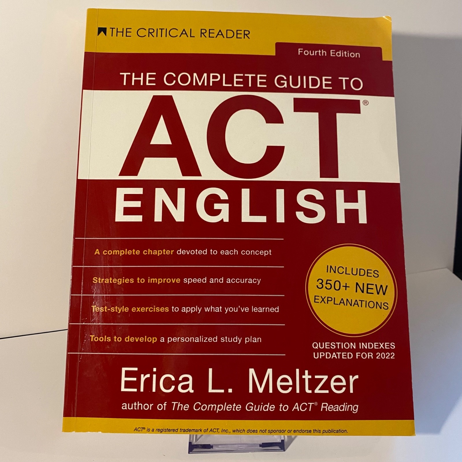 The Complete Guide to ACT English 4th Edition Erica Meltzer Paperback