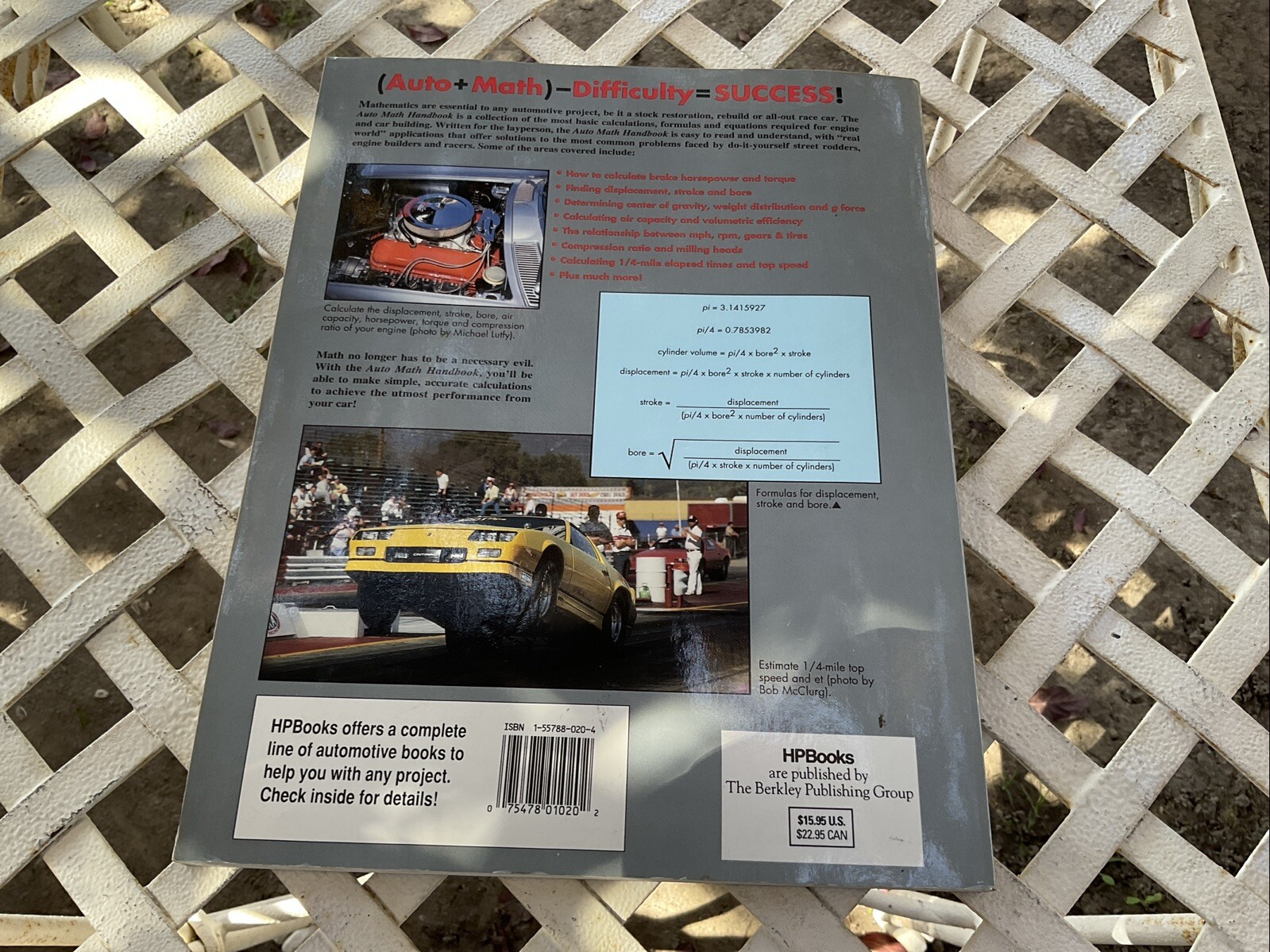 Auto Math Handbook by John Lawlor 1991 Trade Paperback