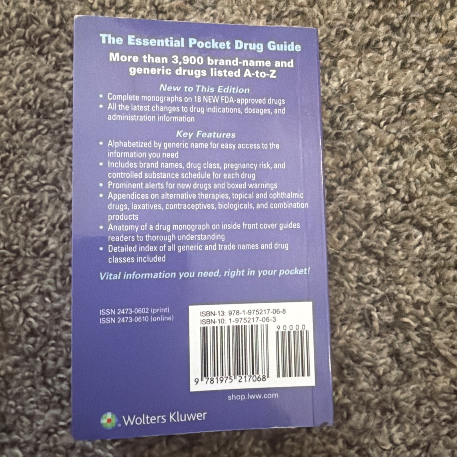 2024 Lippincott Pocket Drug Guide For Nurses