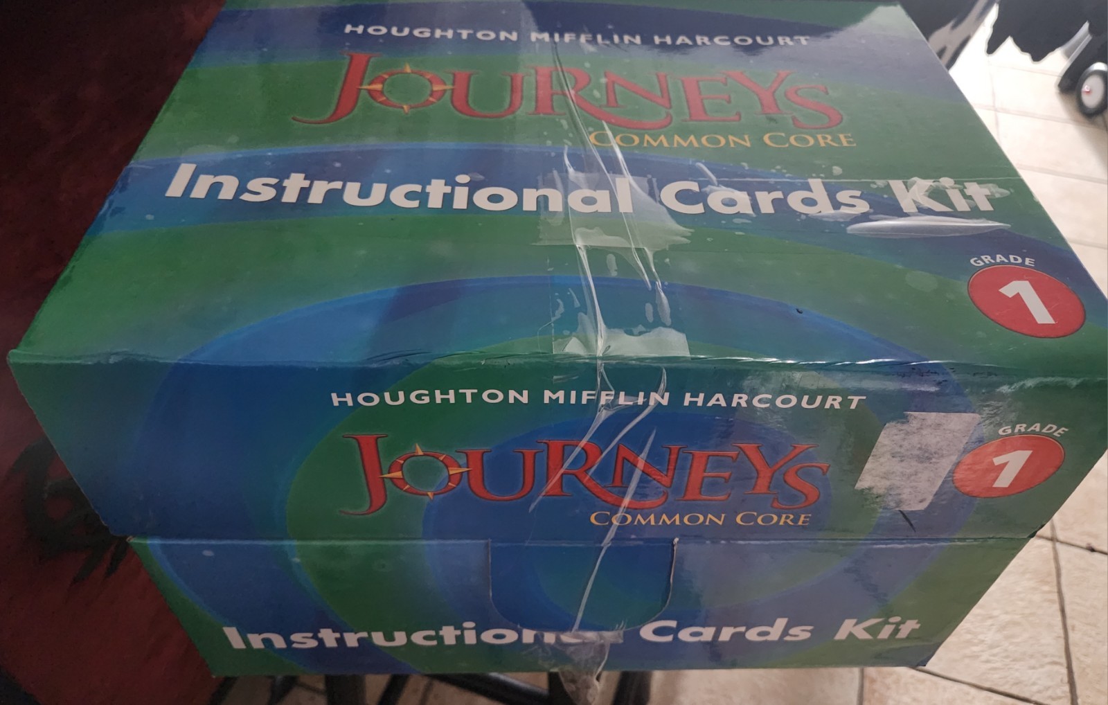Harcourt Journeys Common Core 2014 1st Grade Instructional Cards Kit Flash Words