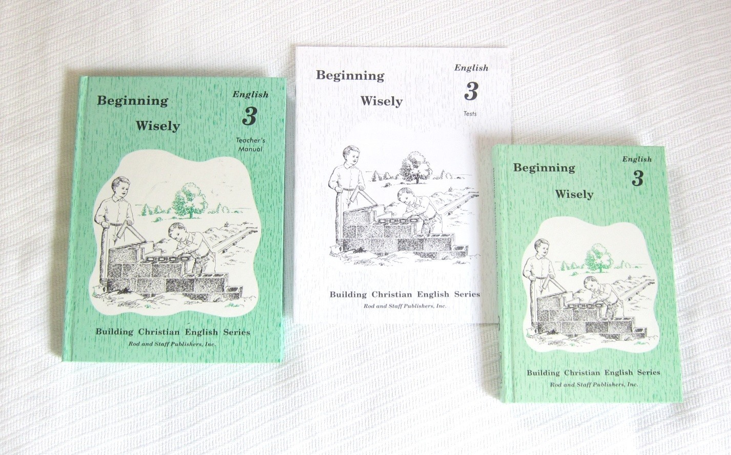 Rod and Staff English 3 Beginning Wisely Set – Textbook, Teacher’s Manual, Tests