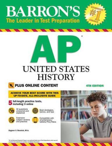 Barrons AP United States History, 4th Edition: With Bonus – ACCEPTABLE