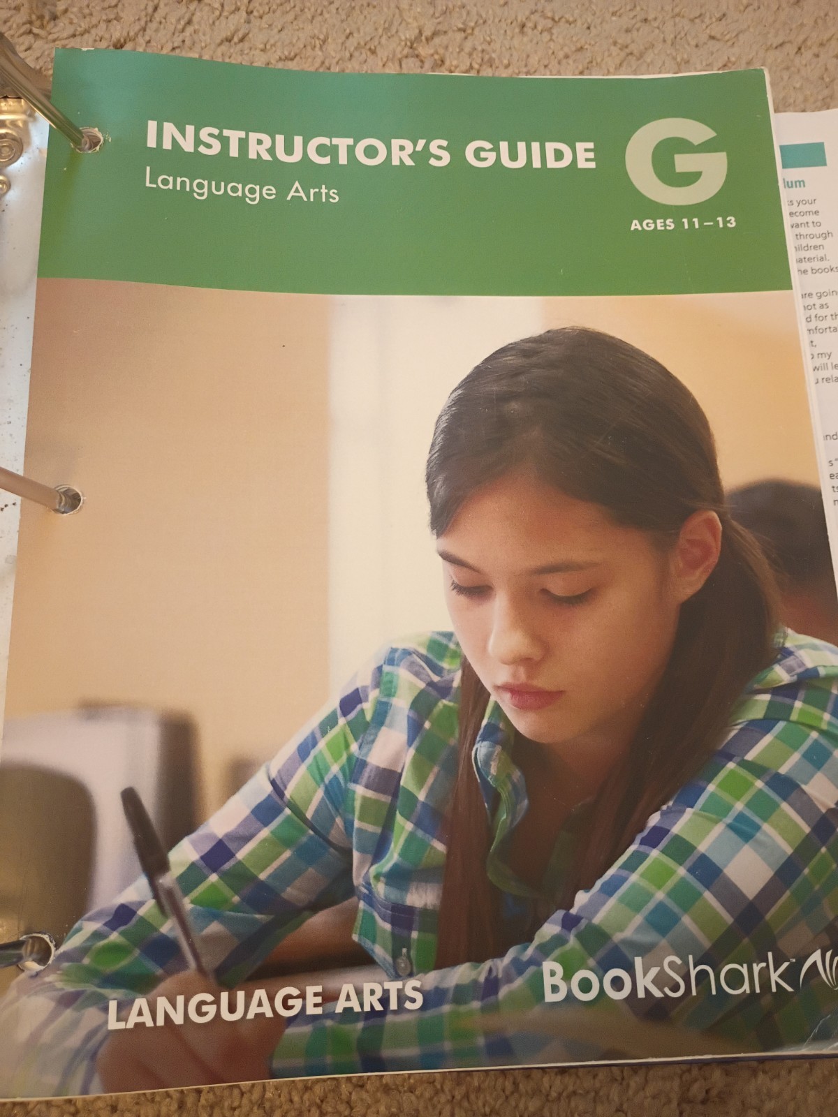 BookShark Level G World History Yr 1/2 11-13 with Language art, Homeschool