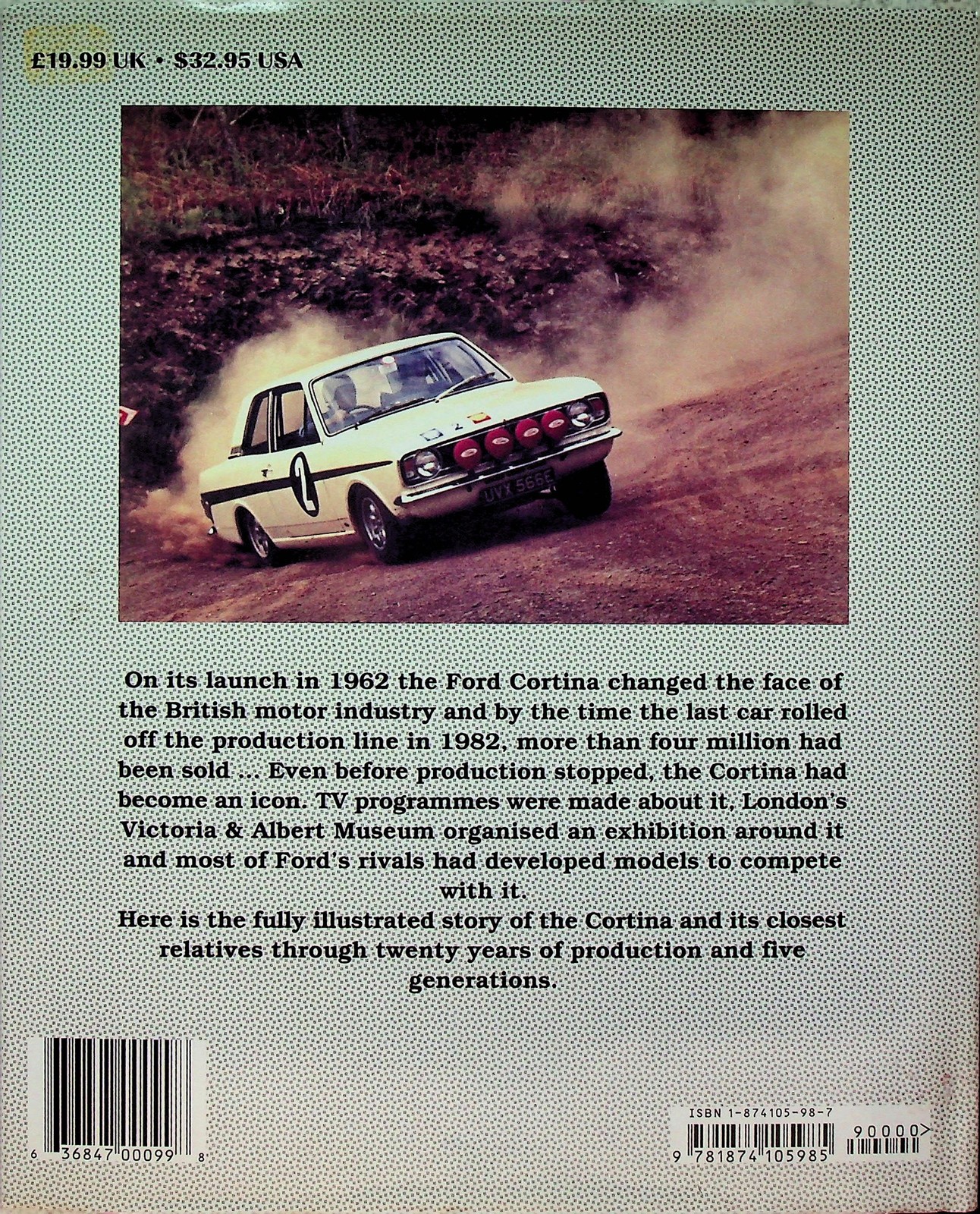 Cortina The Story of Ford’s Best-seller Graham Robson 1998 1st Ed HC DJ
