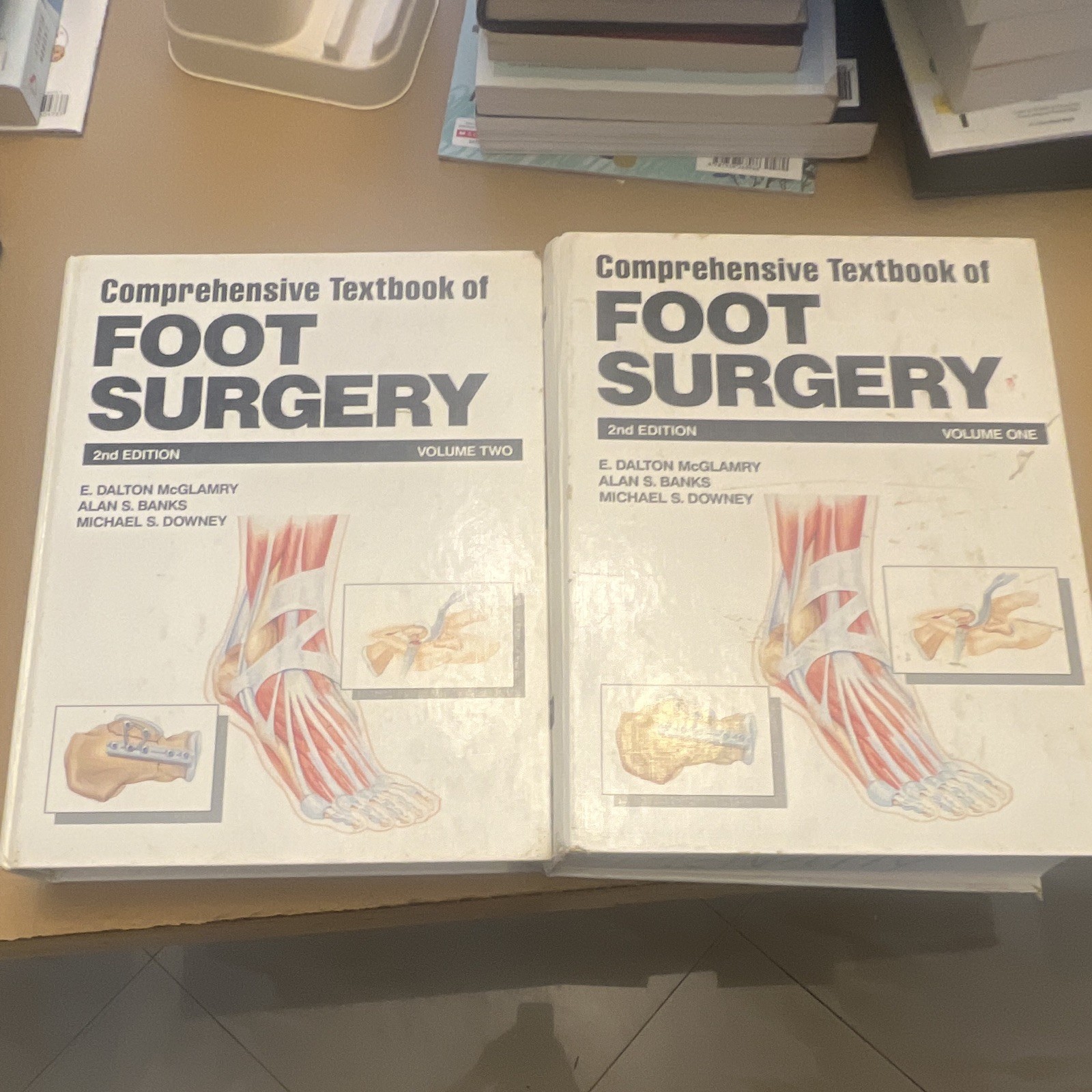Comprehensive Textbook of Foot Surgery 2nd Ed Vol 1-2 McGlamry Banks Downey