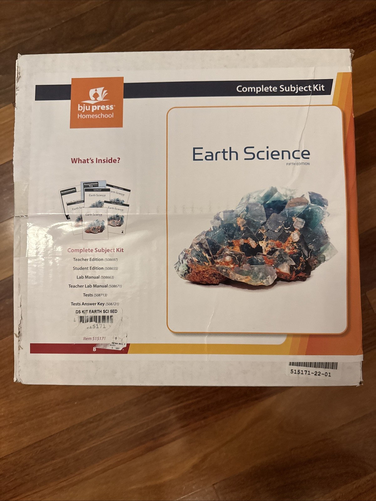 BJU Press Earth Science 5th Ed. Complete Subject Kit, Homeschool- BRAND NEW