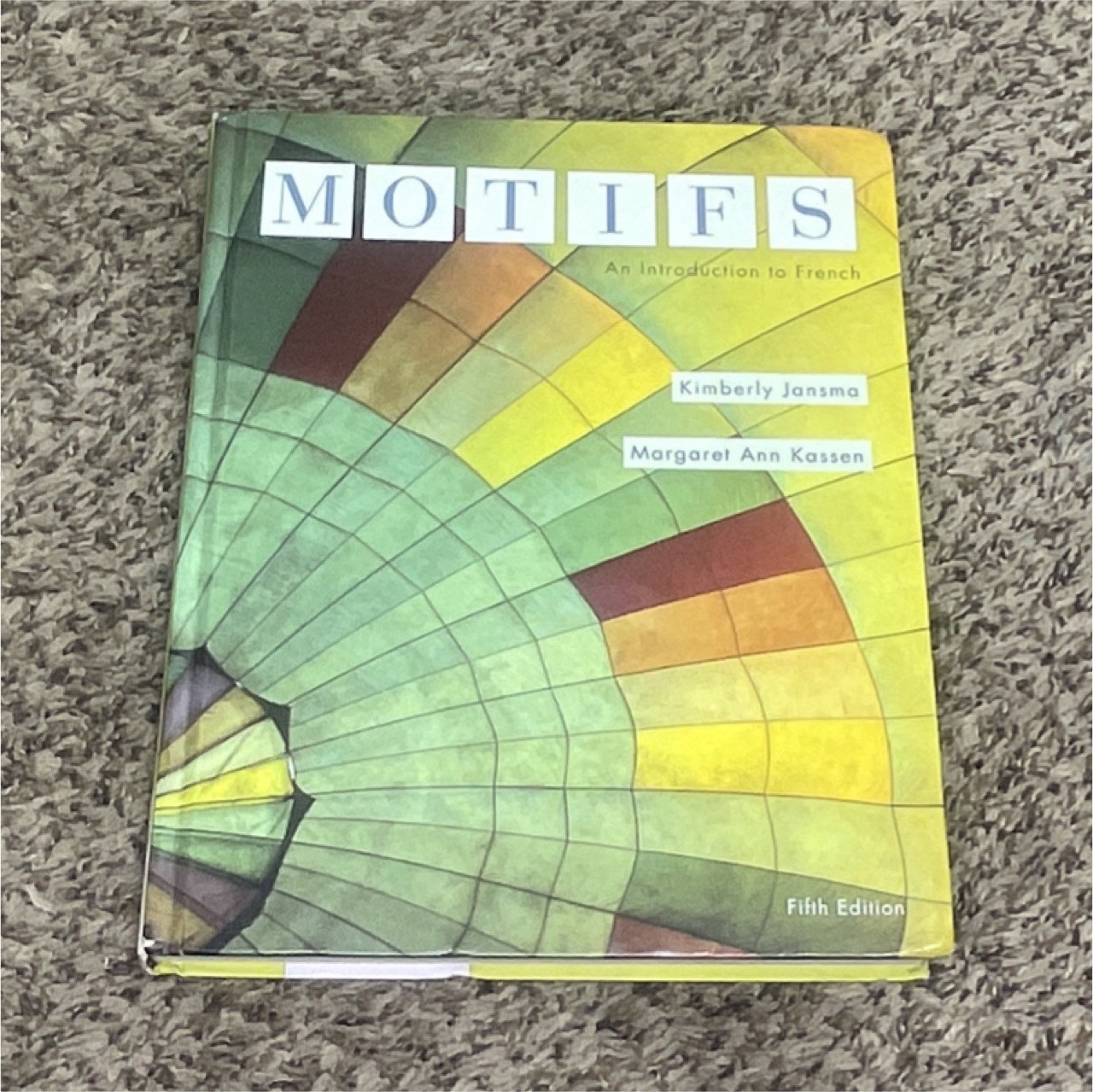 Motifs Fifth Edition by Jansma & Kassen Heinle Cengage French Textbook English