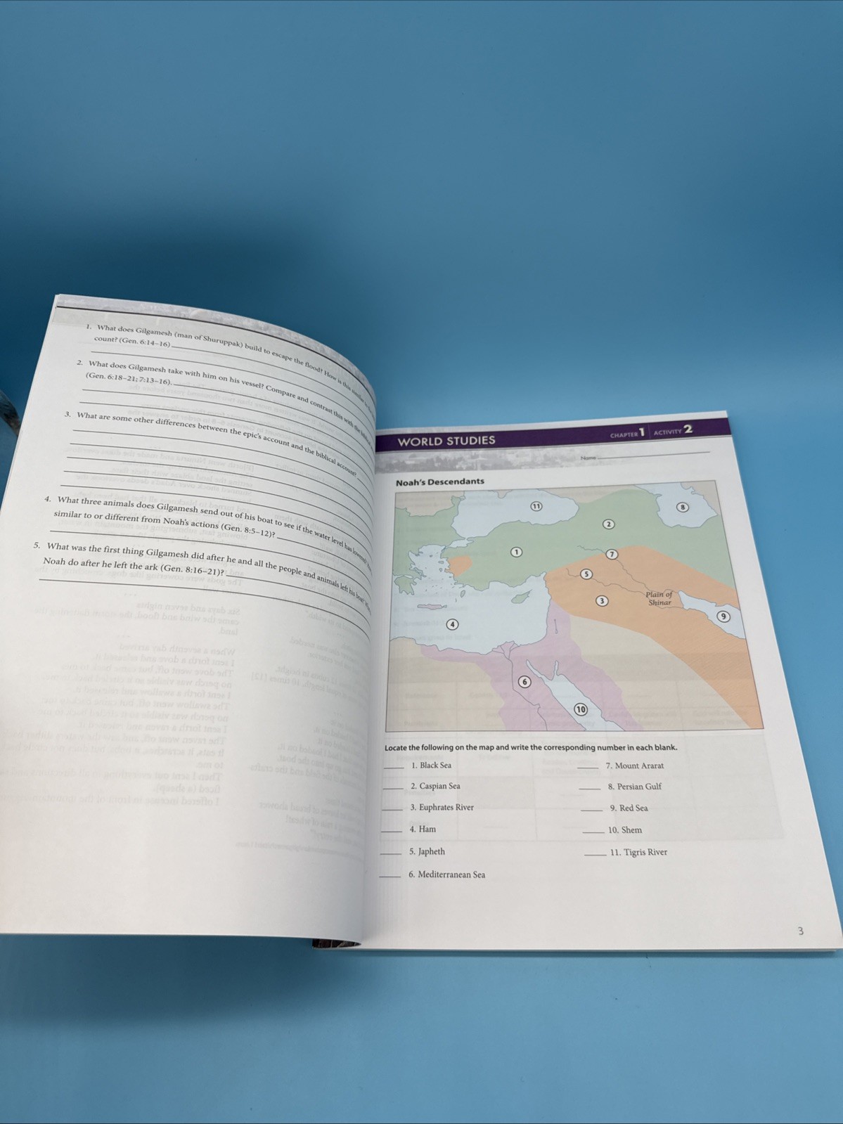 Bob Jones World Studies Set- Text & Activities w Teachers, 7th Grade History